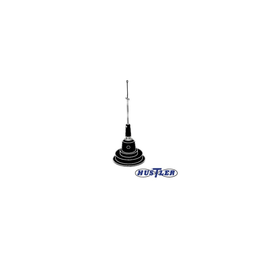 1C100B HUSTLER Mobile Antenna for Frequency Range Civil Band (CB) 26.960 - 27.400 MHz