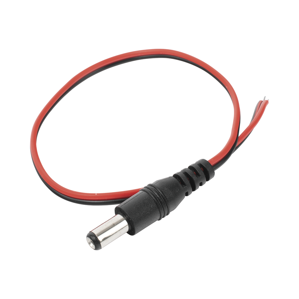 DCCORD Syscom Cable with MALE CONNECTOR (Pigtail) / Power for Vcc with Free Ends / PO