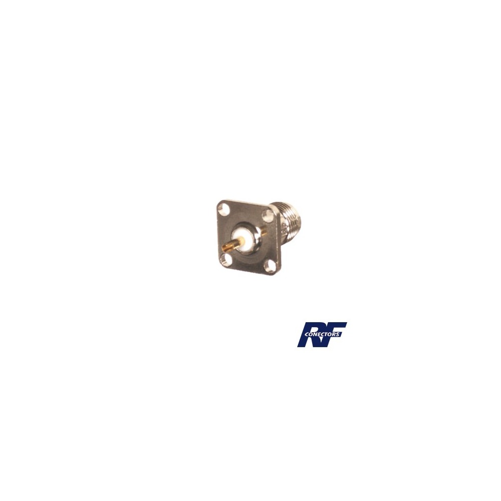 RFT1210 RF INDUSTRIES LTD TNC Female for Chassis 4 Hole Flange Mount With Solder Cup