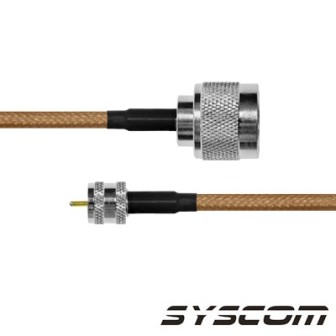 SN142MIN30 EPCOM INDUSTRIAL 11.81 in Jumper RG-142 Cable with N Male / Mini UHF Male