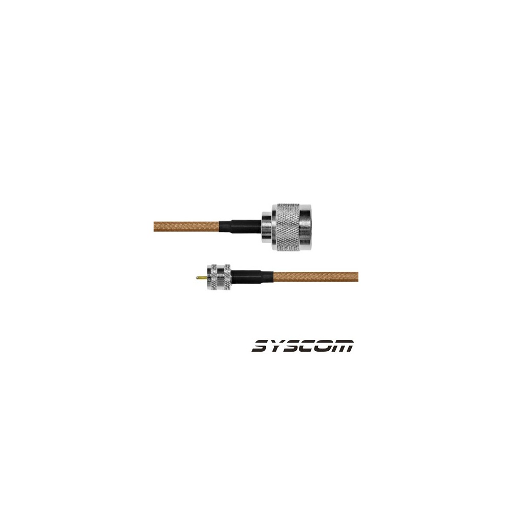 SN142MIN30 EPCOM INDUSTRIAL 11.81 in Jumper RG-142 Cable with N Male / Mini UHF Male