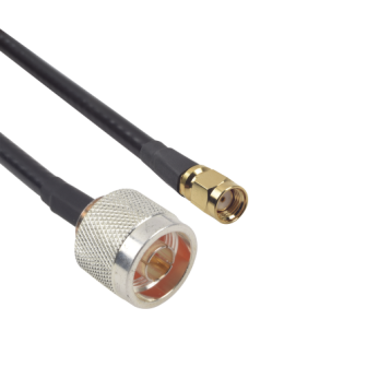 SN240SMAI60 EPCOM INDUSTRIAL 1.96 ft Jumper LMR-240 Cable with N Male and RP SMA Male