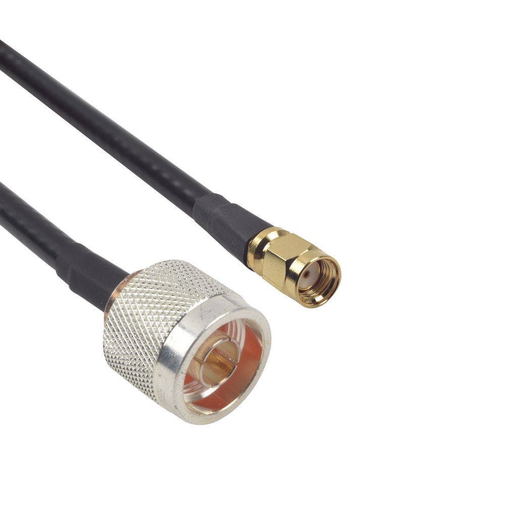 SN240SMAI60 EPCOM INDUSTRIAL 1.96 ft Jumper LMR-240 Cable with N Male and RP SMA Male