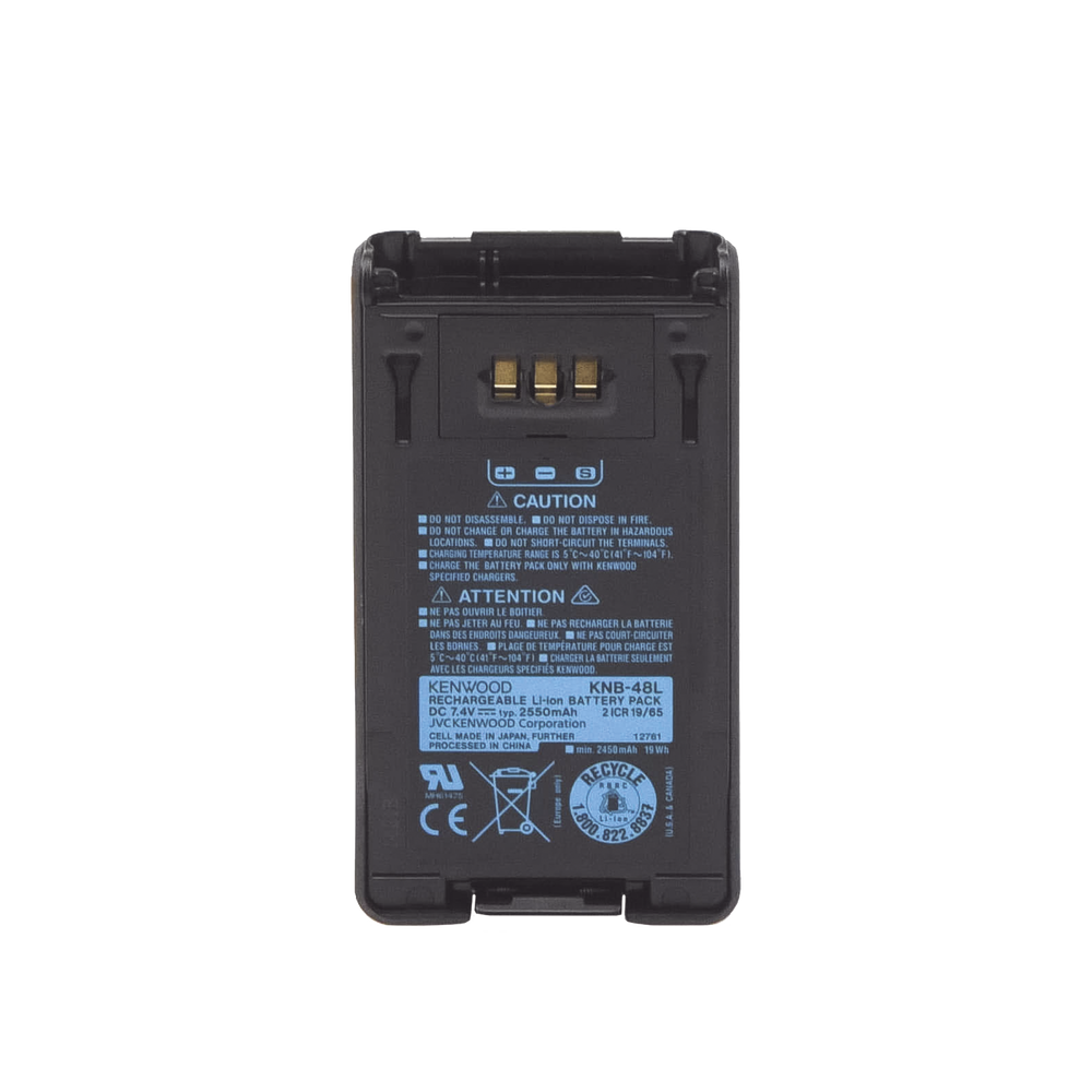 KENWOOD KNB48LAM High Capacity Battery Li-Ion 2550 mAh for NX-20