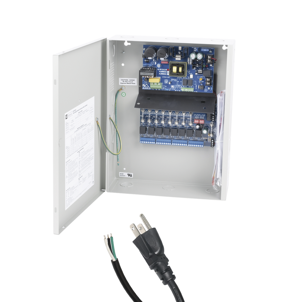 AL1012ULACM ALTRONIX Power supply of 12 Vdc  10 A with 8 control inputs and 8 outputs