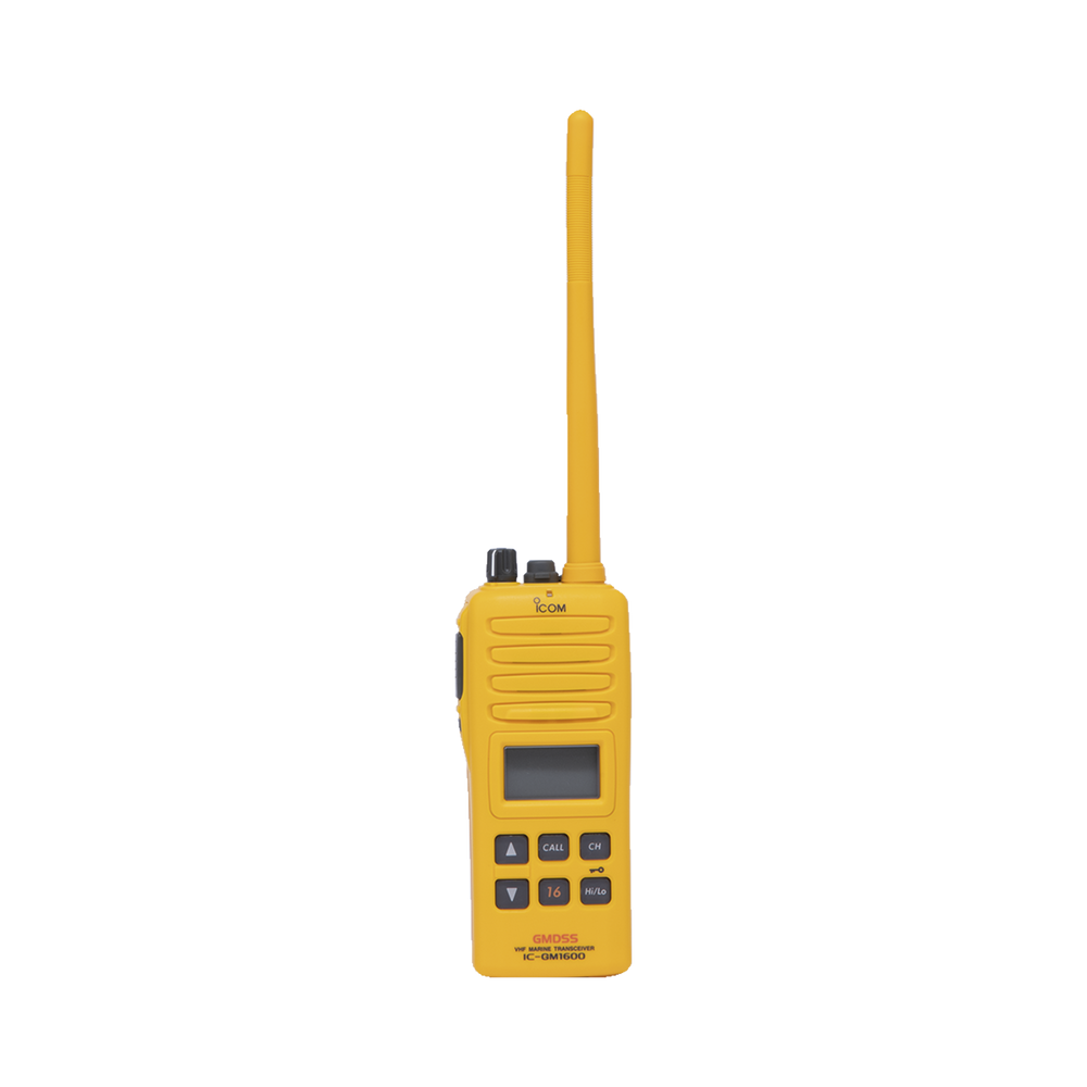 ICGM160021K ICOM Marine VHF Portable Radio 2 W Meets GMDSS Regula