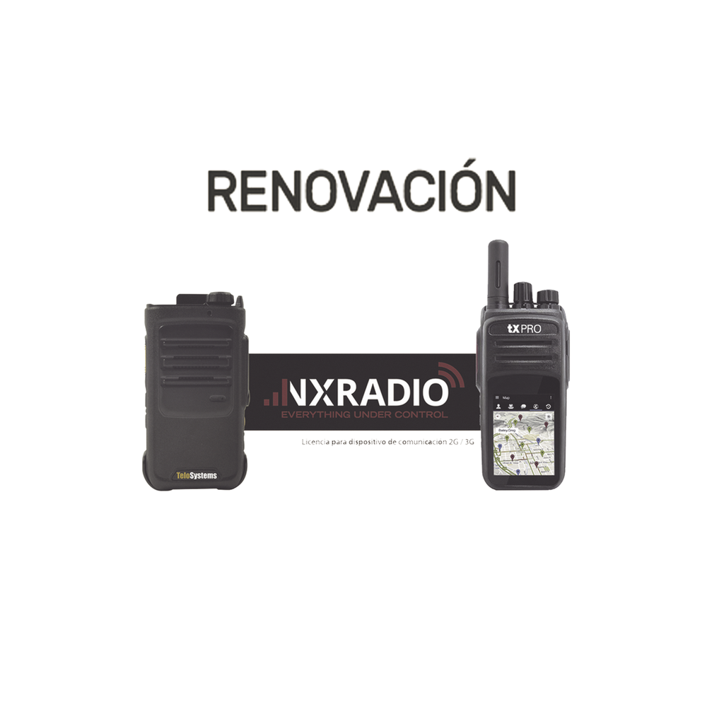 NXRADIO RENOVACIONNXRADIOTERMINAL 1YR Extend NXRadio Service for