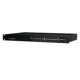 ES24500W UBIQUITI NETWORKS 24-Port Gigabit Managed PoE/24V Passiv