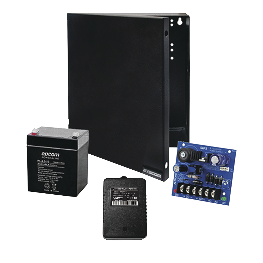 RT1640SMP3PL4 EPCOM POWERLINE Kit with ALTRONIX Power Supply with Selectable Output a