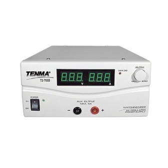 727655 TENMA Variable Power Supply 1 to 15 Vdc 60 A. 72-7655