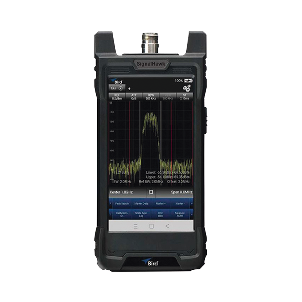 SH60STC BIRD TECHNOLOGIES Handheld Signal-Hawk Spectrum Analyzer 9 KHz to 6 GHz. SH-6