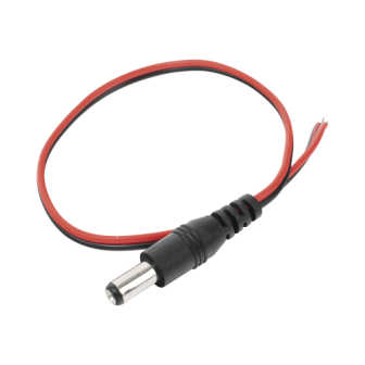 DCCORD Syscom Cable with MALE CONNECTOR (Pigtail) / Power for Vcc