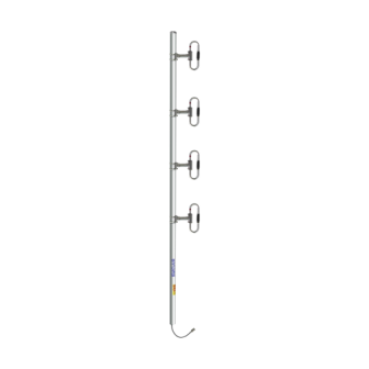 SD314HF1P4SNM SINCLAIR 4 Dipole Antenna Offset for 370-460 MHz 8.5 dBd 90 MHz B/W 200