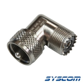 523831AP Syscom Amphenol Connector UHF Male-Female Right Angle. 523-83-1AP