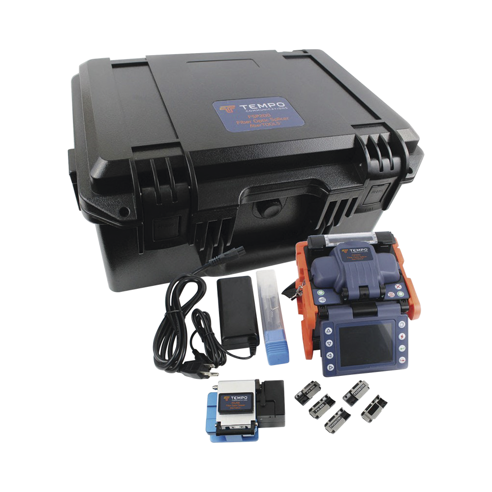 TEMPO FSP200KIT1 Active Core Fusion Splicer with Fiber Cleaver