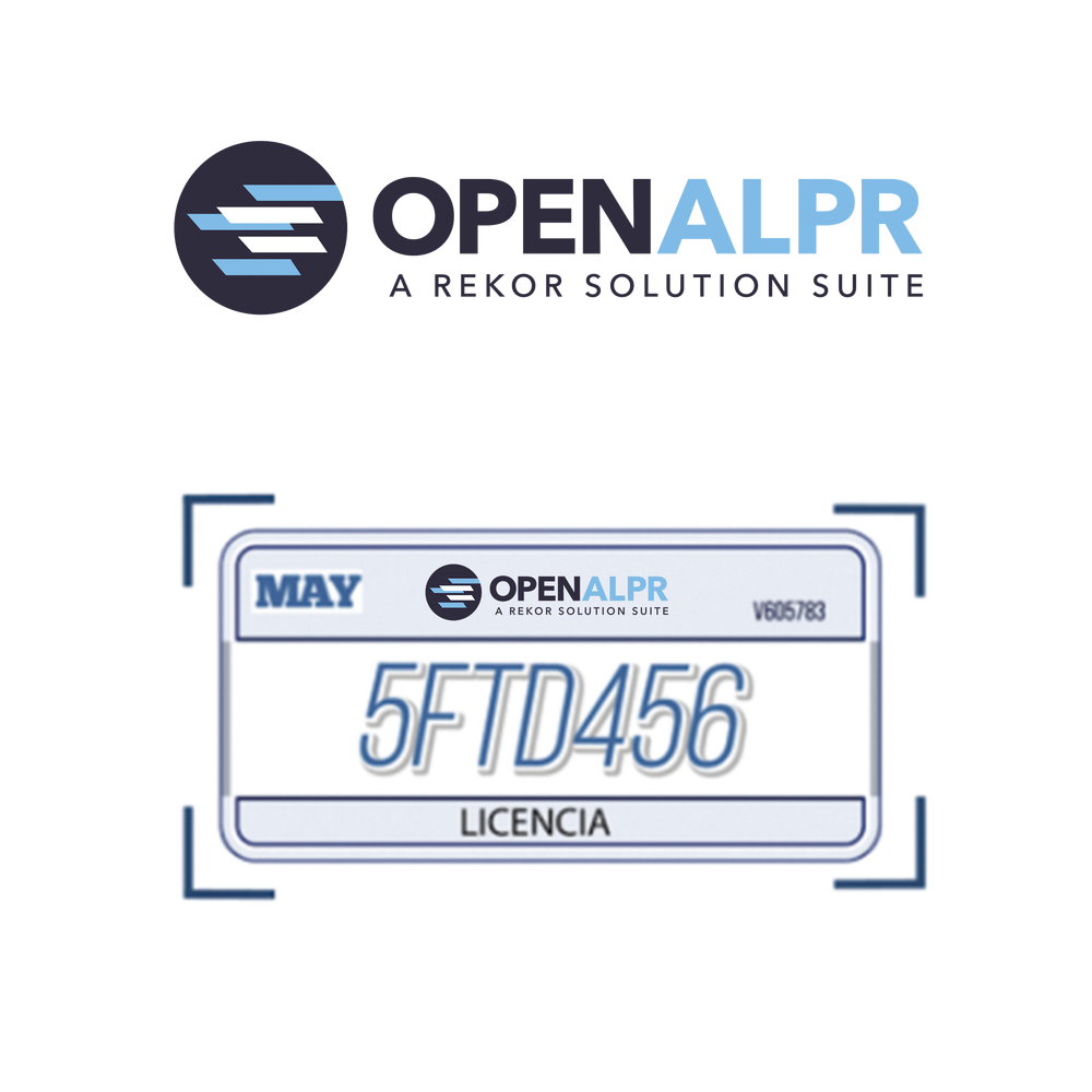 OPENALPR01 OpenALPR Lifetime License for Plate and Vehicle Recognition for 1 Video Ch