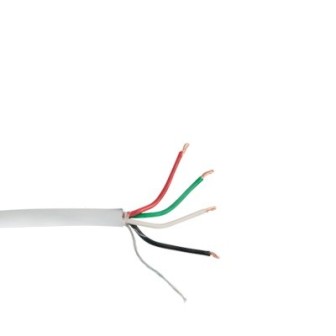 TI211000 VIAKON 1000 ft. Reel 4 - 18 AWG White Cable for Alarms s