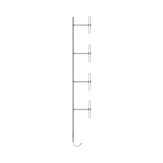 SD214SF1P2SNM SINCLAIR Aereal Bi-directional Pattern 4 Bay Antenna for 118-138 MHz 8.