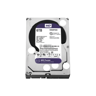 WD60PURZ Western Digital (WD) WD HDD 6TB Optimized for Video Surveillance / 3-year Wa