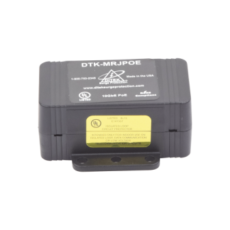 DITEK DTKMRJPOE PoE/HiPoE Surge Protector Up to 10 GbE For PoE I