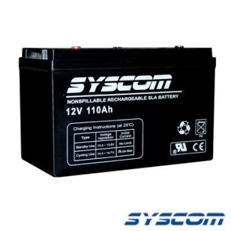 ASBP110A Syscom Battery 12 Vdc 110 Ah. AGM Technology. ASBP-110A