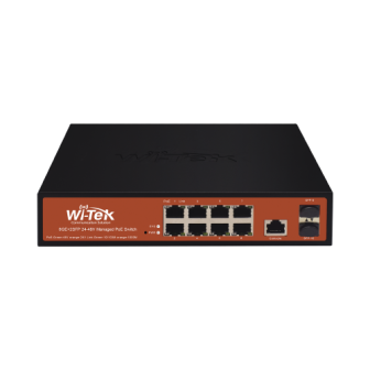 WI-TEK WIPMS310GFALIEN 8 GE  2 SFP Ports 24/48V Mixed L2 Managed