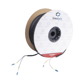 EF200LC LINKEDPRO BY EPCOM 656 ft (200 m) Drum of Fiber Optic Single-mode with LC-LC