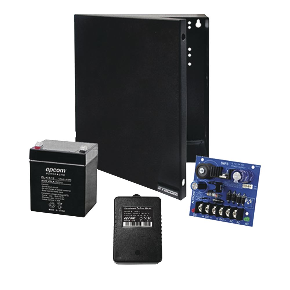 RT1640SMP3PL4 EPCOM POWERLINE Kit with ALTRONIX Power Supply with
