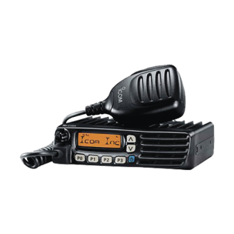 F502166USA ICOM VHF Mobile Radio 136-174 MHz 45 Watts 128 Channels 8 Zones 6 Programm