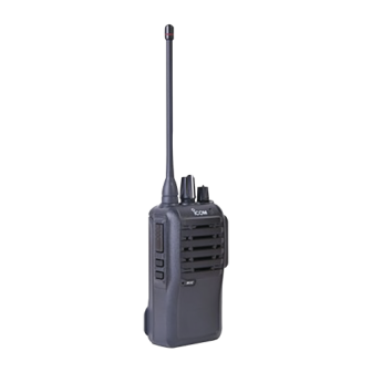 F400181RC ICOM Analog Portable UHF Radio / 2250 mAh Extreme Battery Life / 450-520 MH