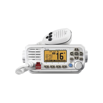 ICOM M330WHITE Marine Transceiver Top Performance Ultra Compact