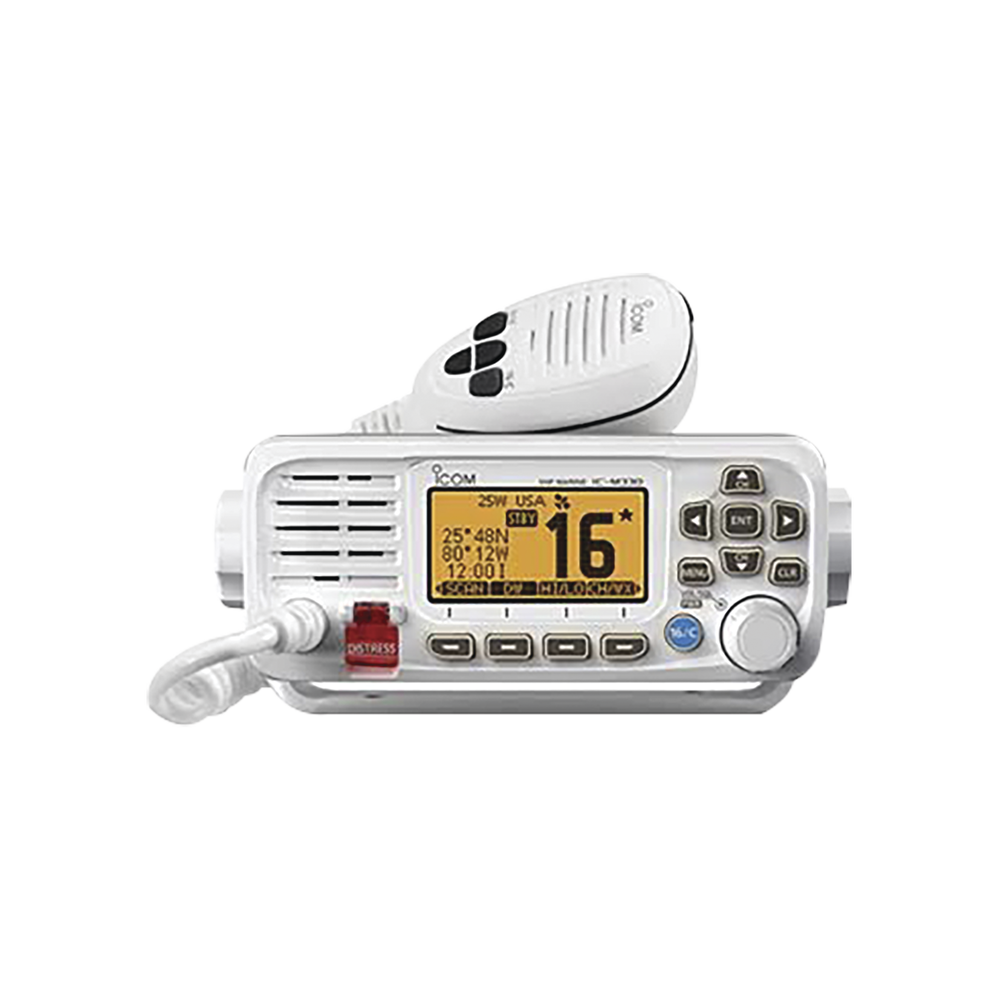 ICOM M330WHITE Marine Transceiver Top Performance Ultra Compact