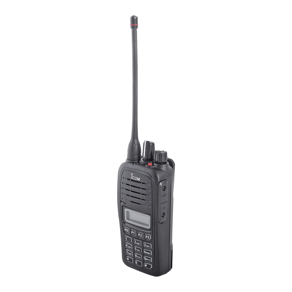 F2000T84USA ICOM Portable Analog Radio Frequency Range 400-470MHz Display and DTMF Ke