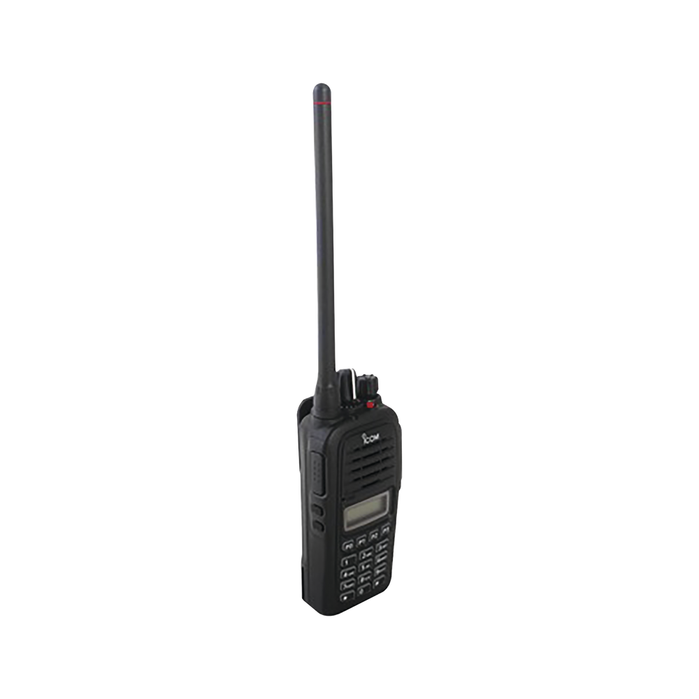 F1000T84USA ICOM VHF Analog Portable Radio with DTMF keypad 5W 128 Channels IP67 Subm