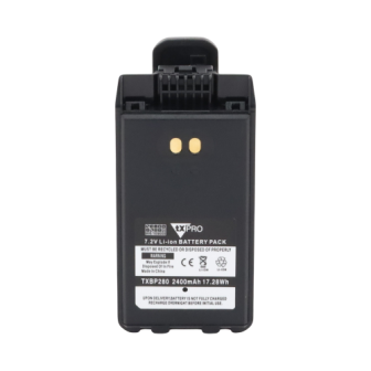 TXBP280 TX PRO 7.2 Vdc at 2400 mAh Li-Ion Battery for Portable Radios IC-F1100 / 2100