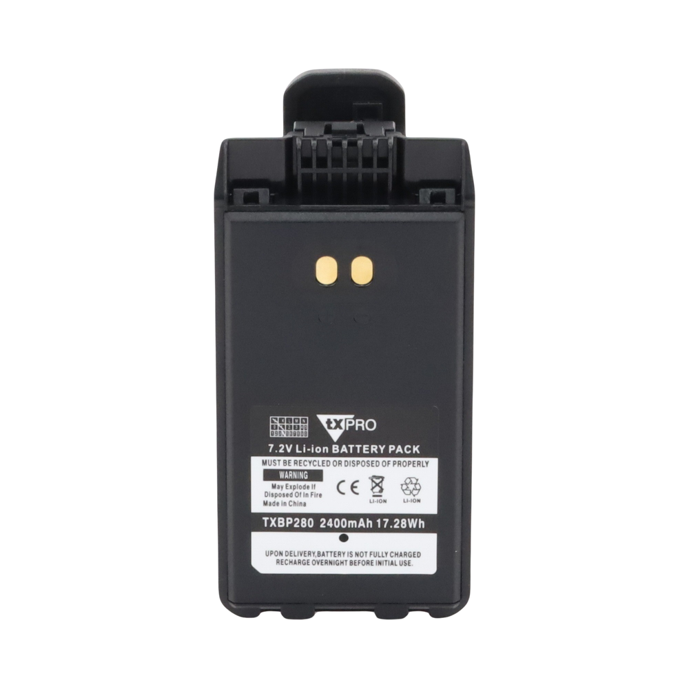 TXBP280 TX PRO 7.2 Vdc at 2400 mAh Li-Ion Battery for Portable Radios IC-F1100 / 2100