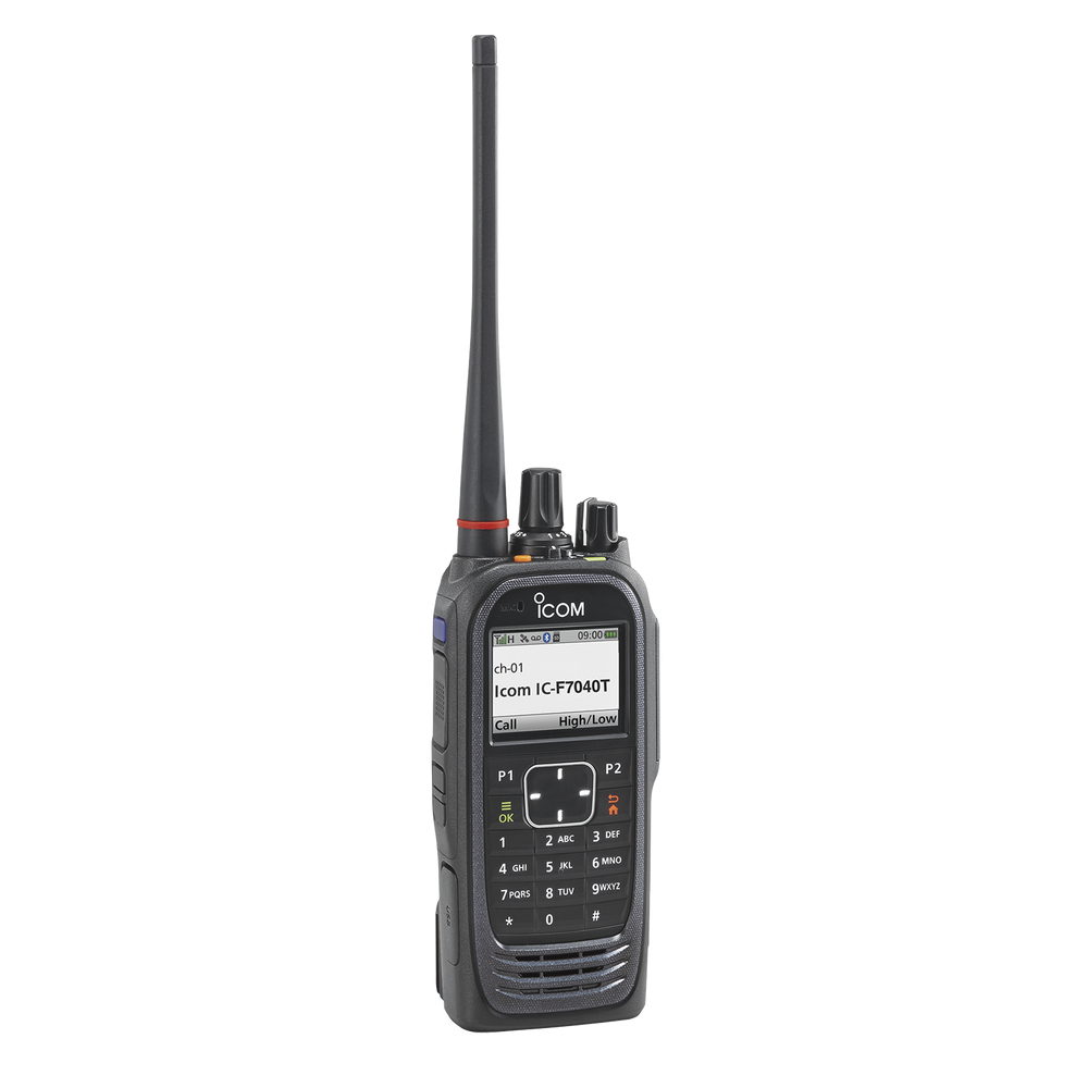 ICOM F7040T Portable UHF 10-key type Radio 3W 700-800MHz 1024 Ch