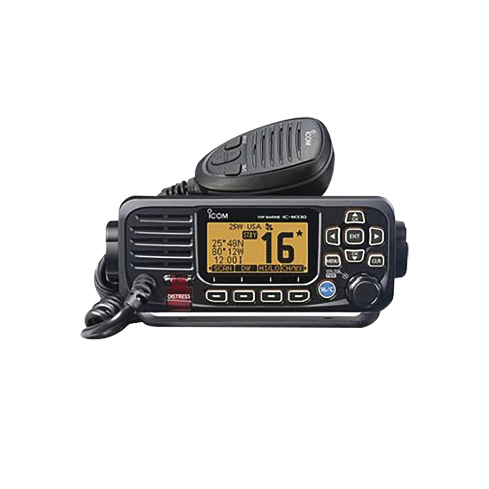 ICOM M330GBLACK Marine Transceiver Top Performance Ultra Compact