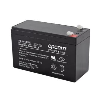 PL912FR EPCOM POWERLINE Backup battery / 12 V 9 Ah / UL / AGM-VRLA technology / Flame