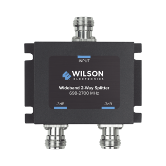 859957 WilsonPRO / weBoost 2 Way Splitter 50 Ohm with N Female Connectors. -3 dB 700-