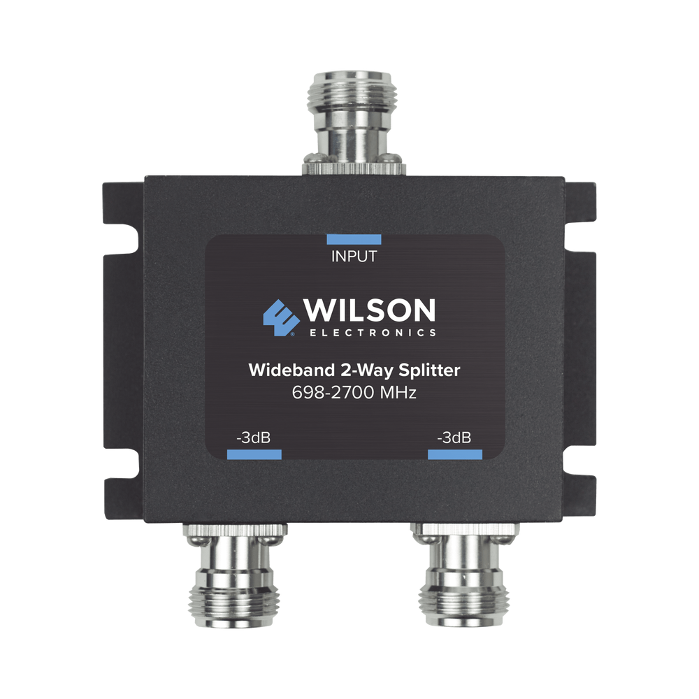 859957 WilsonPRO / weBoost 2 Way Splitter 50 Ohm with N Female Connectors. -3 dB 700-