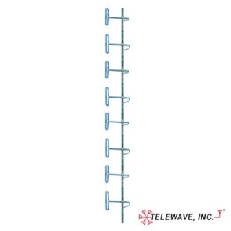 ANT150D712 TELEWAVE INC VHF Dipole Array Base Antenna 138 - 174 MHz 8 Elements 7 to 1