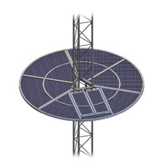 SYSCOM TOWERS SJB30G Bracket for STZ30G Tower Sections Hot-dip G