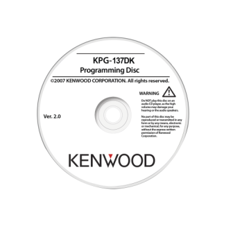 KENWOOD KPG137DK Programming Software for Kenwood Radios TK-2000