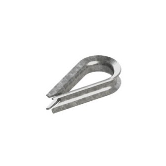 SCUE474 SYSCOM TOWERS 3/16  Cable Thimble Manufactured in Steel with Galvanized Finis