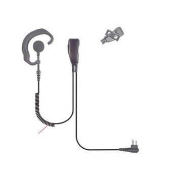 PRYME SPM303EB Lapel Microphone with soft Ear-hook style Earphon