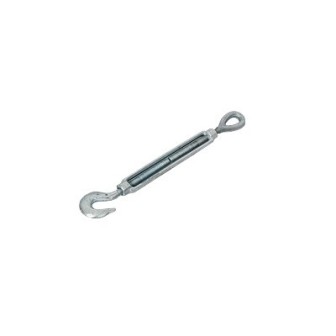 TEN38X6 SYSCOM TOWERS Steel Turnbuckle for Guy Wire. Dimensions 3/8  x 6  Weight 0.36