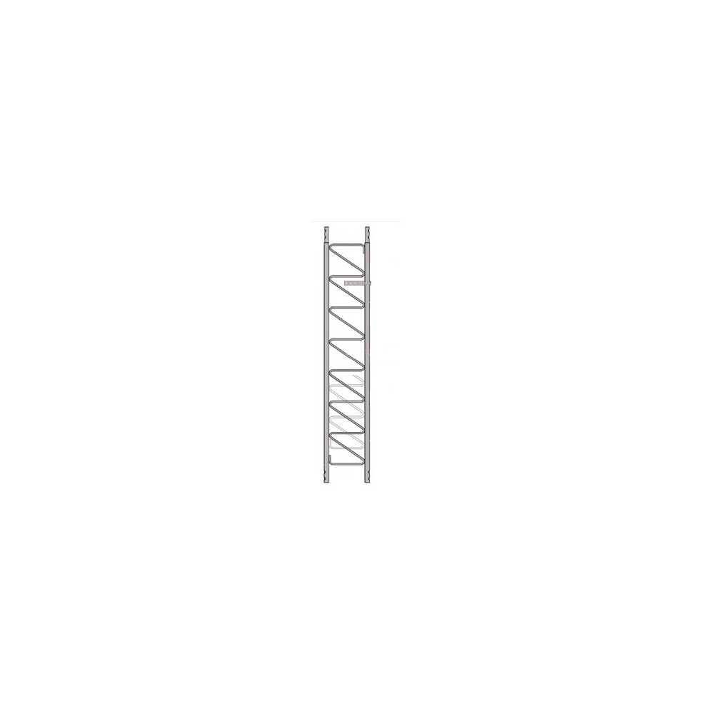 ROHN 25G Hot-dip Galvanized Standard Guyed Tower Section 10 ft (