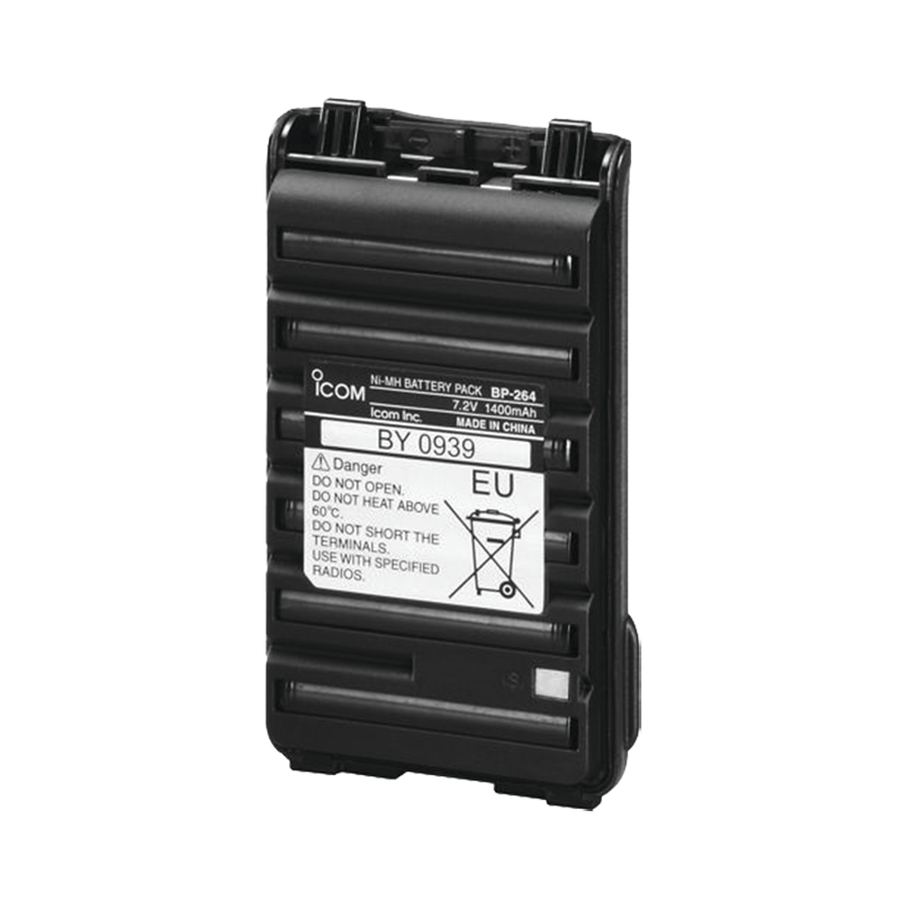 ICOM BP264 Ni-MH Portable Radio Battery Pack 7.2 V at 1400 mA Ca