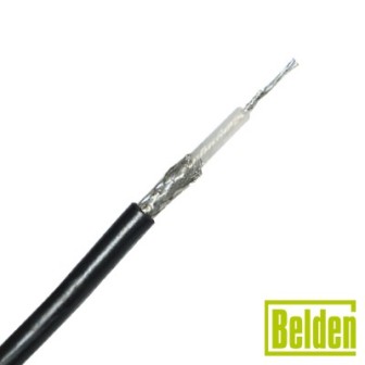 82591000 BELDEN Cable RG58AU Tinned Copper Shield 95% Polyethylene Insulation 8259/10